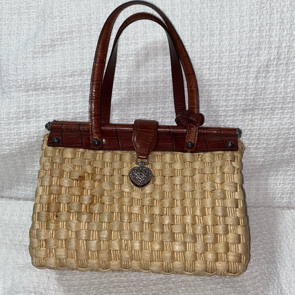 Brighton Handbags - RARE vintage Brighton Woven “Ruth” straw natural  bag
